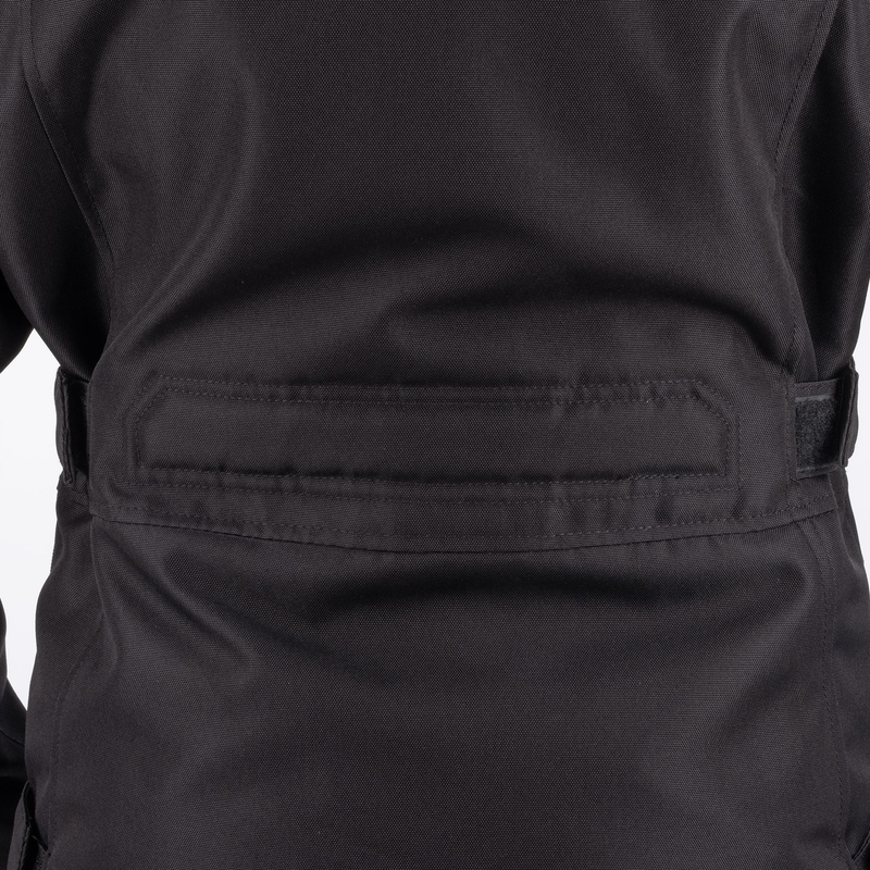 Chaqueta de moto Oxford Spartan Long WP para mujer, color negro