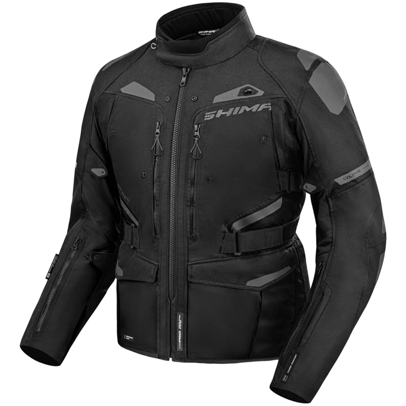 Chaqueta de moto Shima Dune negra