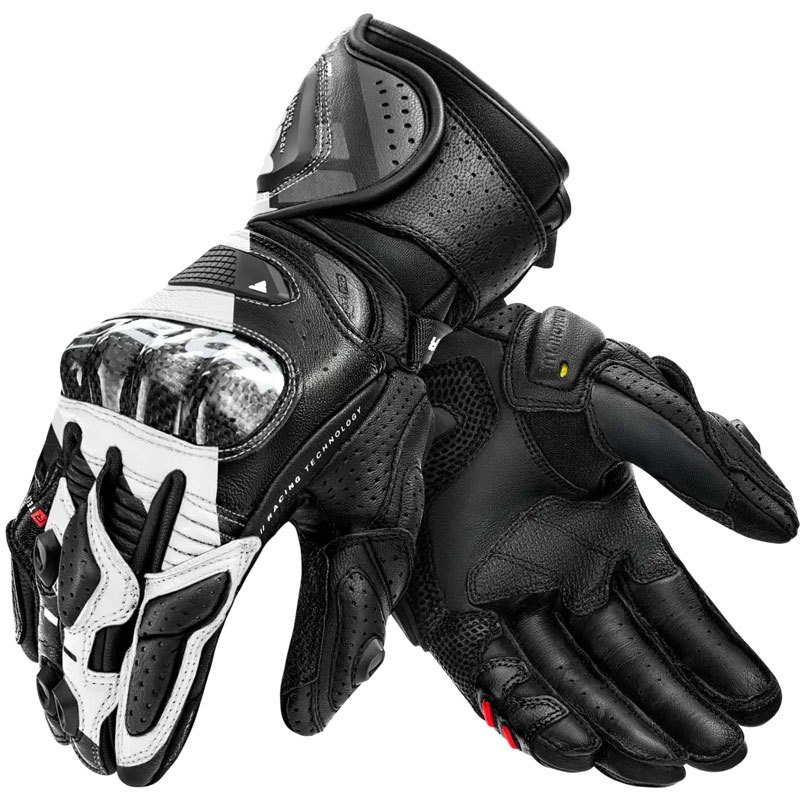 Guantes de moto Shima RS-3 blancos