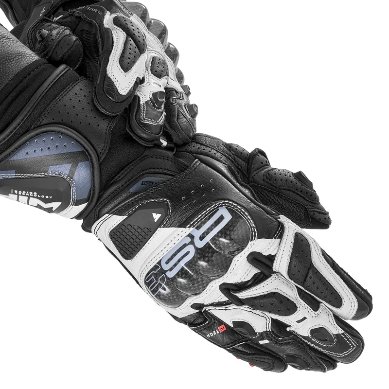 Guantes de moto Shima RS-3 blancos