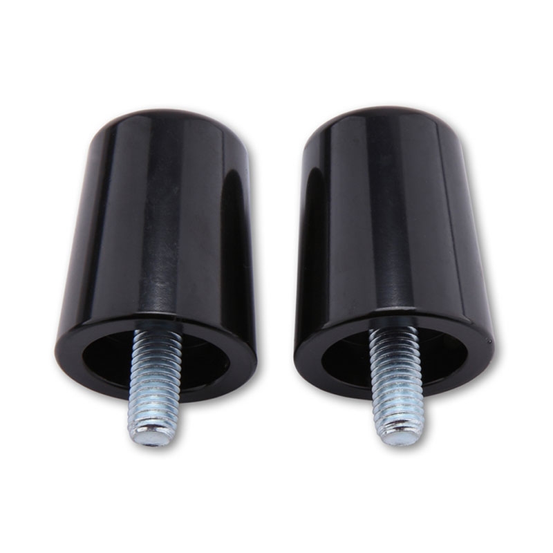 Extremos de manillar Highsider Smart para motocicletas Kawasaki, color negro