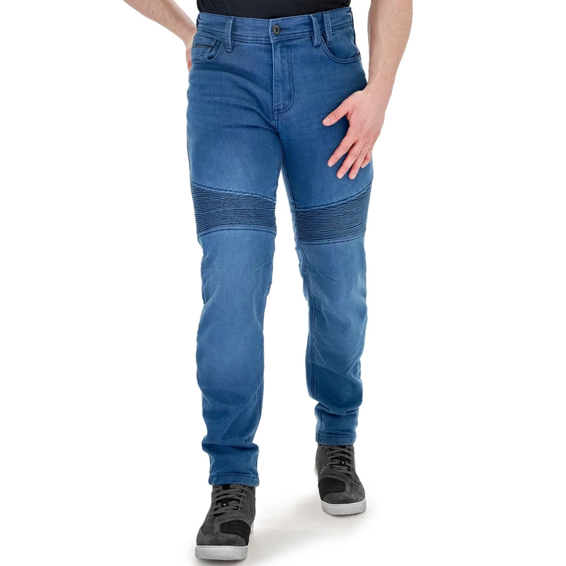 Vaqueros de moto azules Shima Zenith