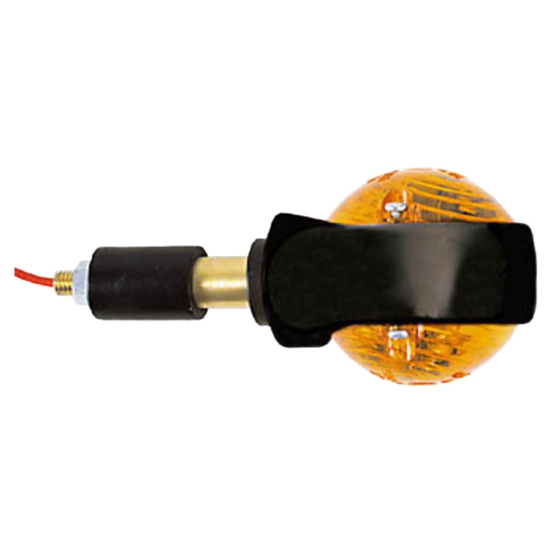 Intermitentes inteligentes para motocicleta Highsider de color naranja y negro