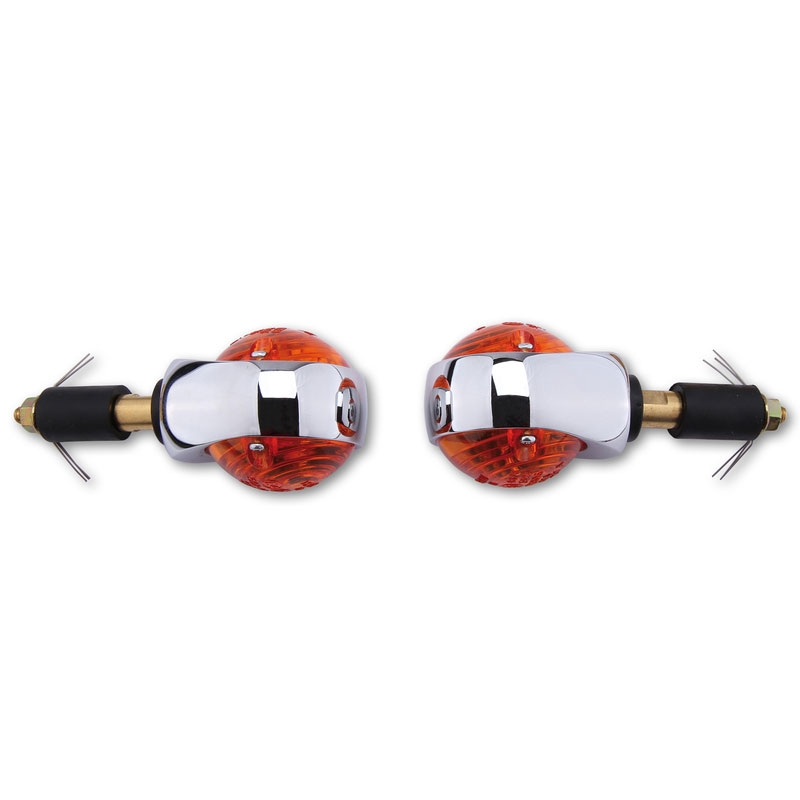 Intermitentes para motocicleta Highsider Smart cromados
