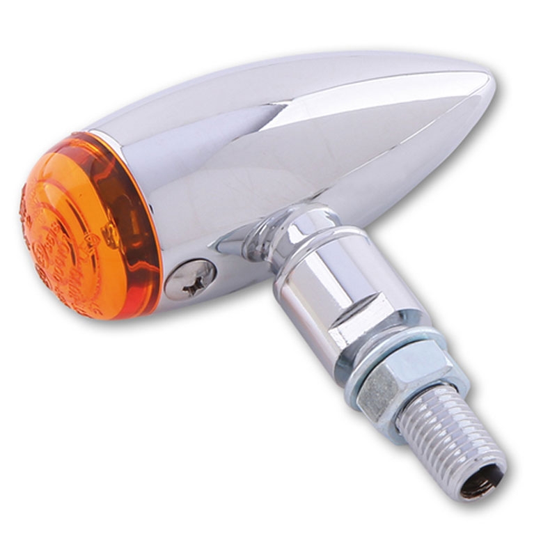Intermitentes para motocicleta Highsider Smart Micro-bullet cromados
