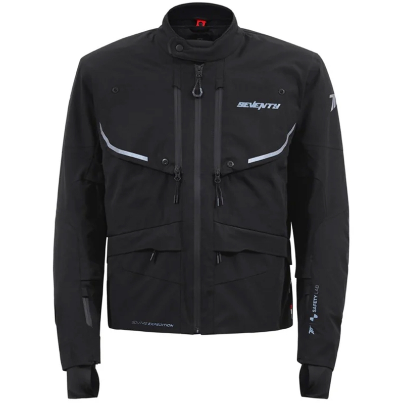 Chaqueta de moto Seventy Degrees SD-JT45 Expedition negra