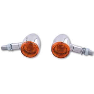 Intermitentes para motocicleta Highsider Smart Mini Bullet cromados