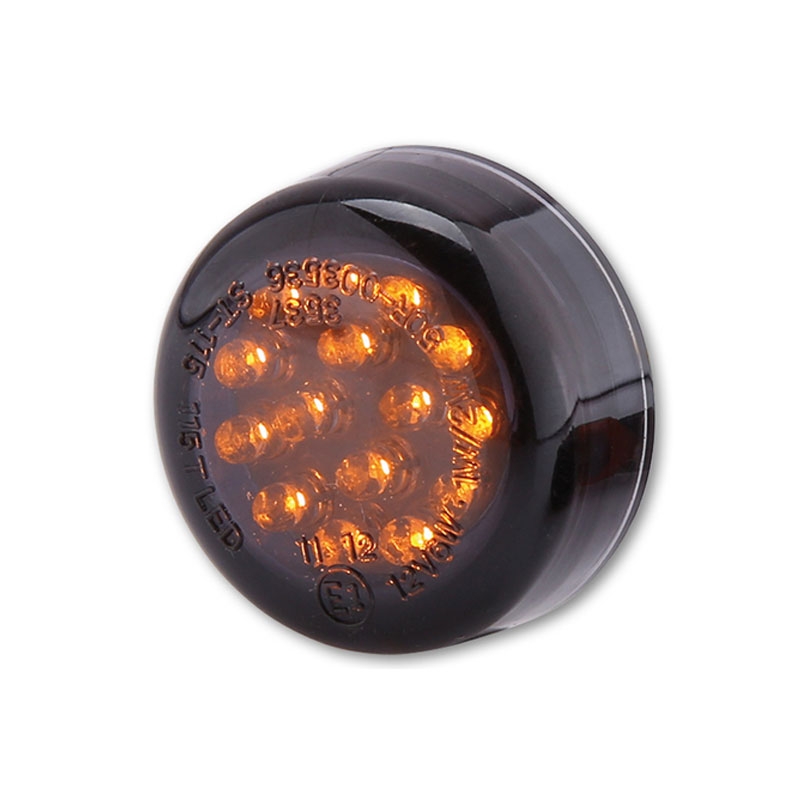 Intermitentes de motocicleta Highsider Smart LED Disc negros