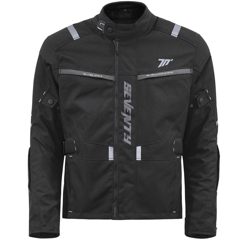 Chaqueta de moto Seventy Degrees SD-JT83 Tonale negra