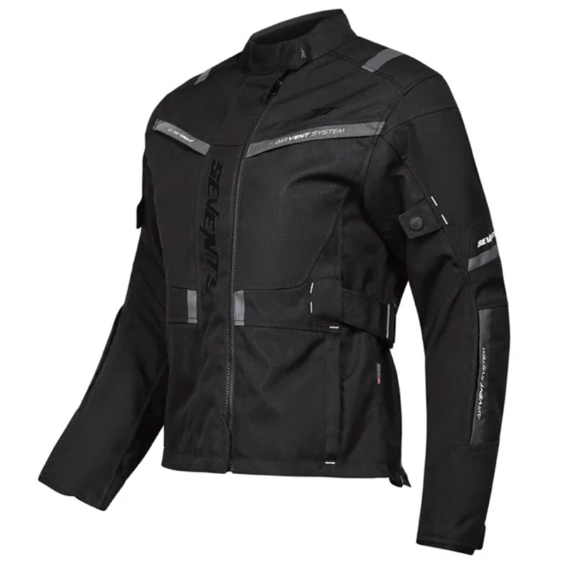 Chaqueta de moto para mujer Seventy Degrees SD-JT85 Tonale negra