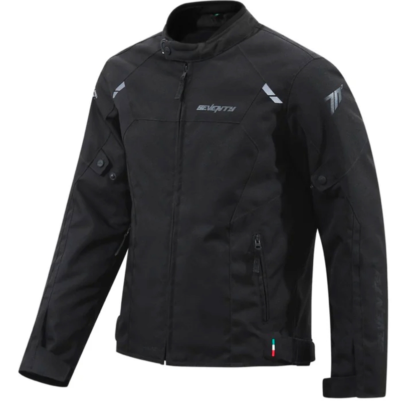 Chaqueta de moto Seventy Degrees SD-JR65 Piston negra