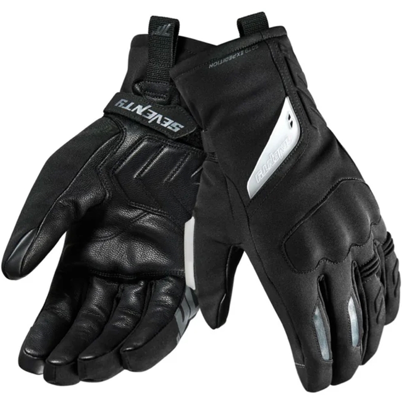 Guantes de moto para mujer Seventy Degrees SD-T11 Expedition negros