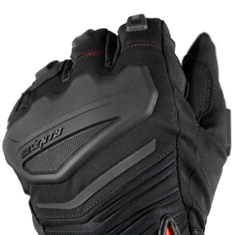 Guantes de moto Seventy Degrees SD-T13 Aspen Light negro-rojo