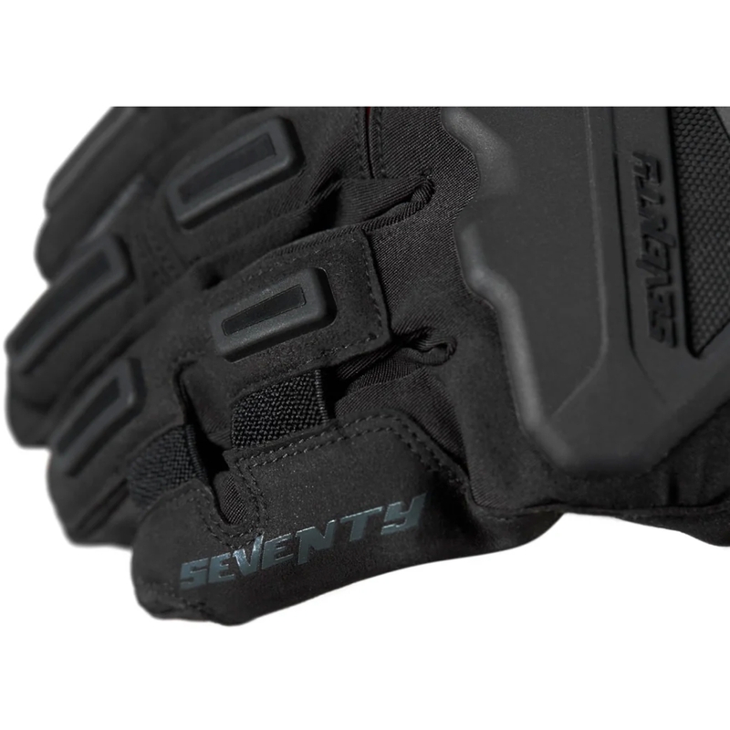 Guantes de moto Seventy Degrees SD-T13 Aspen Light negro-rojo