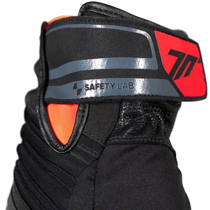 Guantes de moto Seventy Degrees SD-T13 Aspen Light negro-rojo
