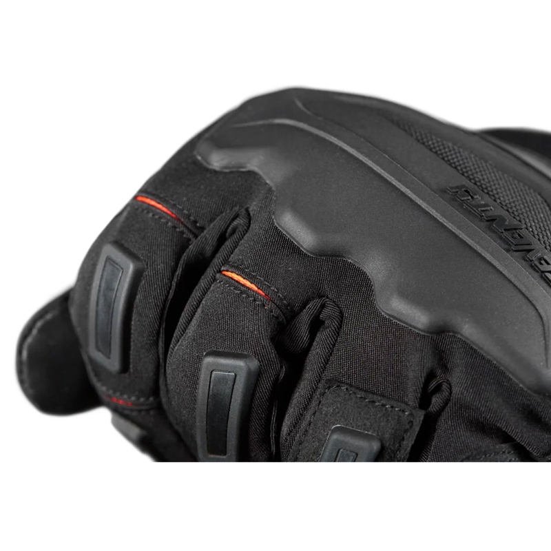 Guantes de moto Seventy Degrees SD-T13 Aspen Light negro-rojo