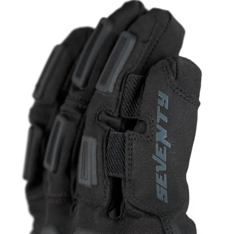 Guantes de moto Seventy Degrees SD-T13 Aspen Light negro-rojo