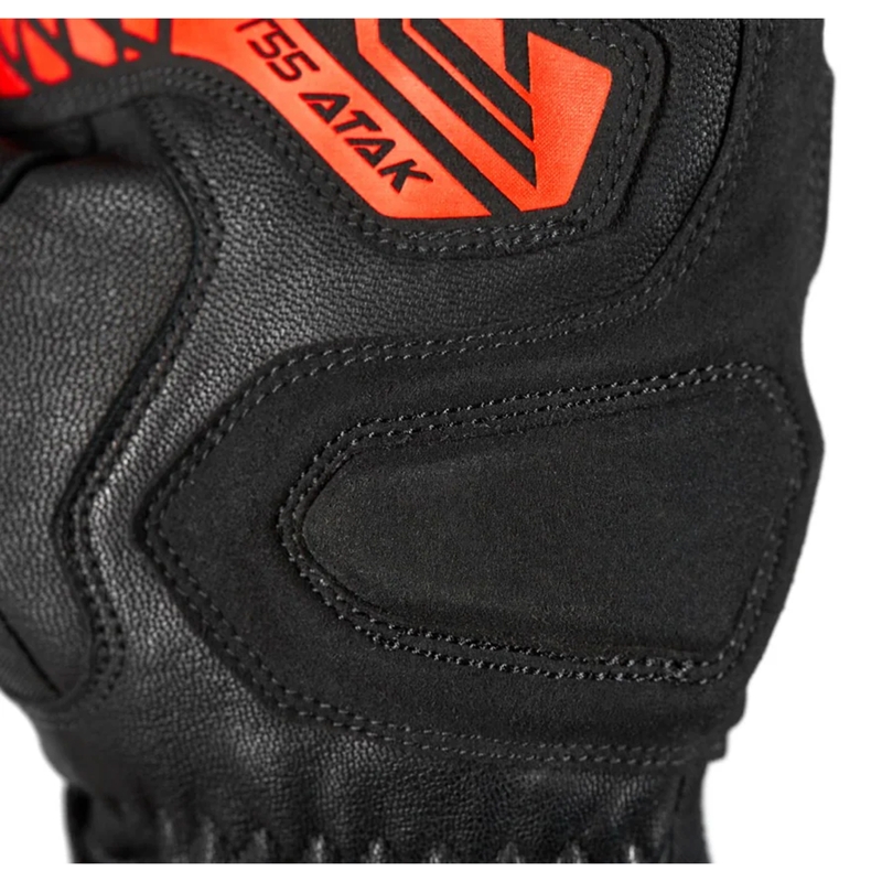 Guantes de moto Seventy Degrees SD-T55 Atak negro-rojo
