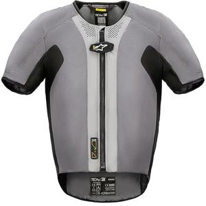 Chaleco airbag con sistema TECH-AIR®5 de Alpinestars, color gris y negro