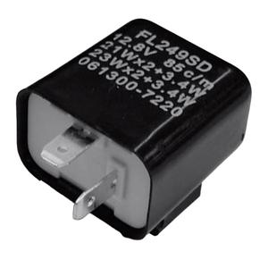 Interruptor de intermitentes inteligente Highsider de 2 polos, 12 V/21 W, color negro