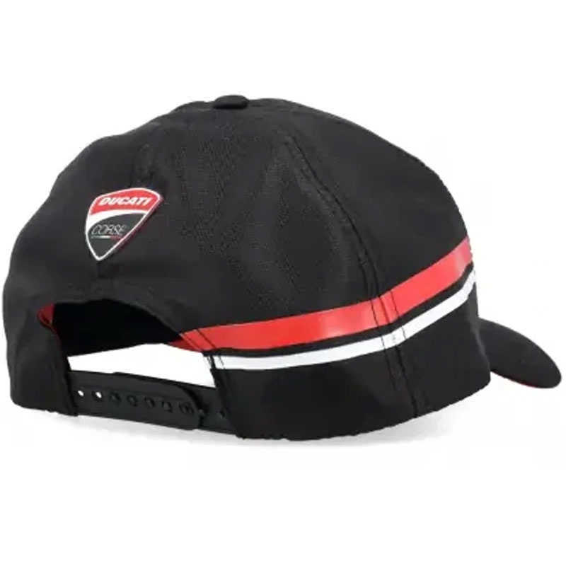 Gorra Ducati Corse con logotipo, negra
