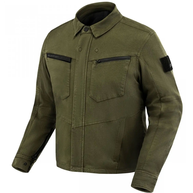 Chaqueta de moto Shima Giro color caqui