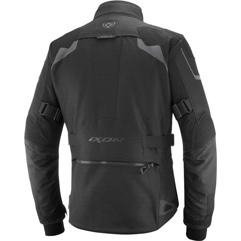 Chaqueta de moto IXON Odin negra