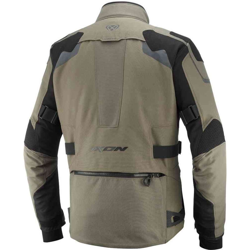 Chaqueta de moto IXON Odin caqui-negro