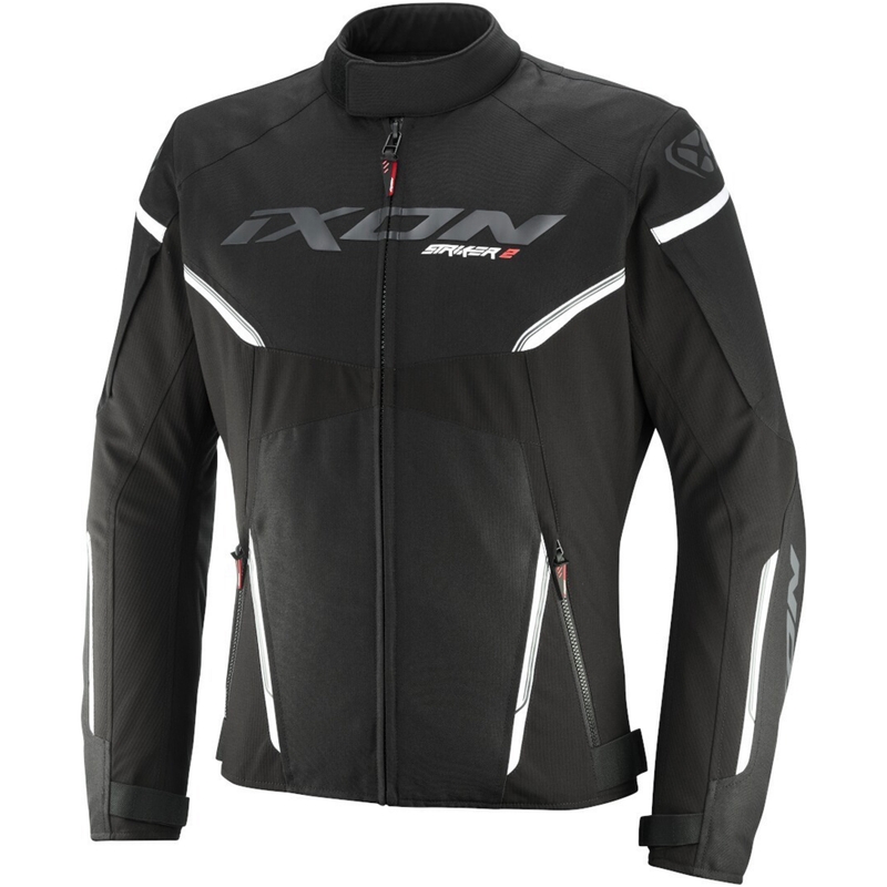 Chaqueta de moto IXON Striker 2 negro-blanco