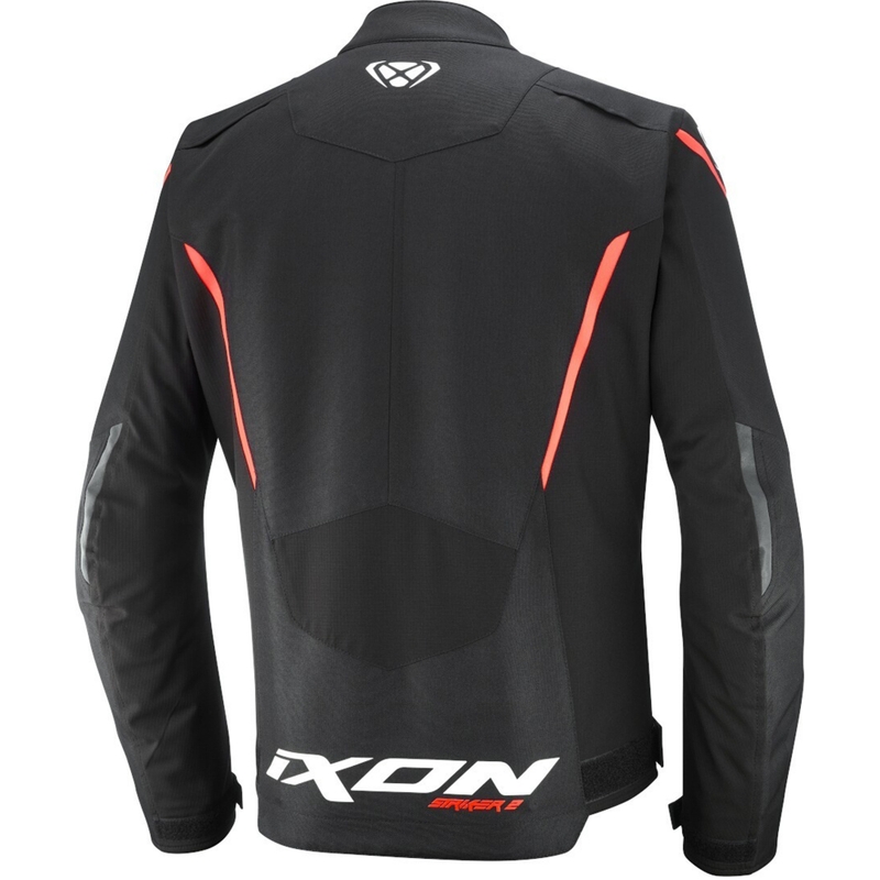 Chaqueta de moto IXON Striker 2 negro-blanco-rojo