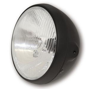 Faro delantero Highsider Smart British Style H4 negro mate