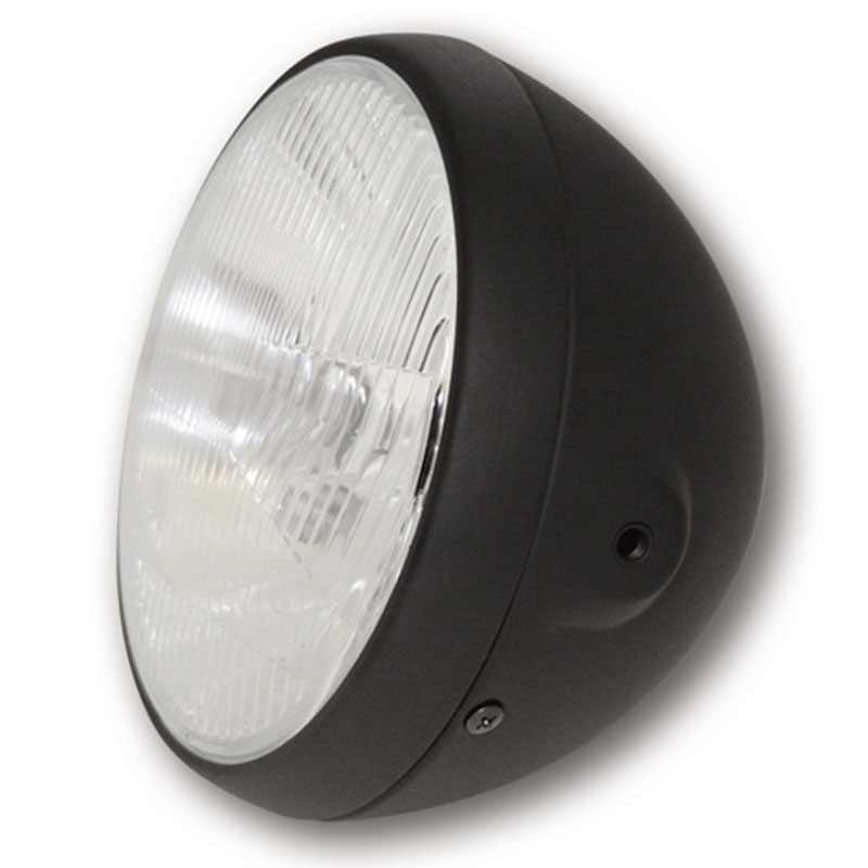 Faro delantero Highsider Smart British Style H4 negro mate