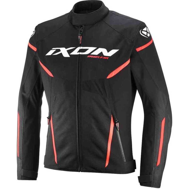 Chaqueta de moto IXON Striker 2 Air WP negro-blanco-rojo