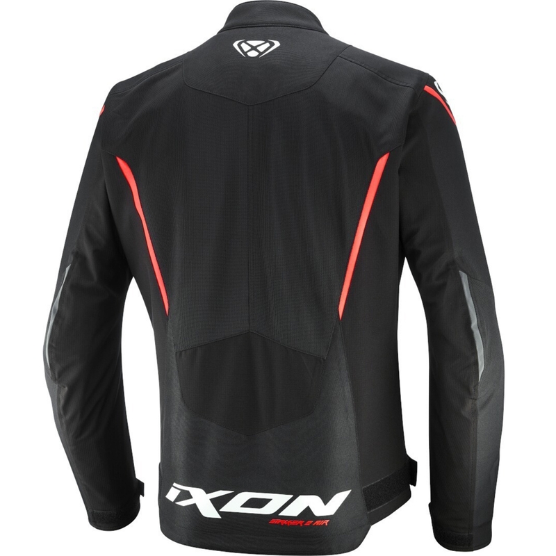 Chaqueta de moto IXON Striker 2 Air WP negro-blanco-rojo