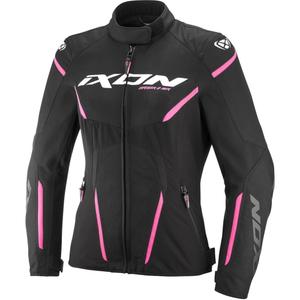 Chaqueta de moto para mujer IXON Striker 2 Air WP Lady negro-rosa