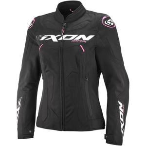 Chaqueta de moto para mujer IXON Ionix Lady negro-rosa