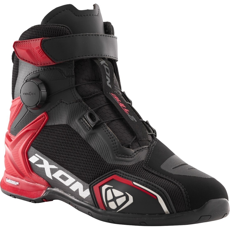 Botas de moto IXON Bull 2 Air negro-blanco-rojo
