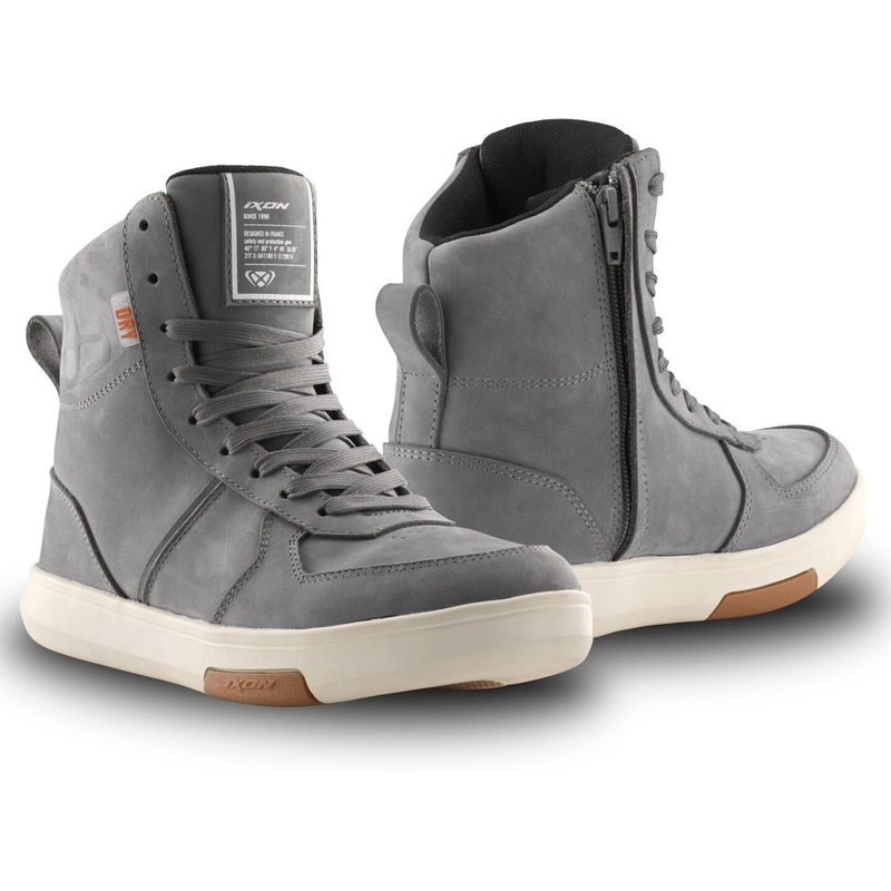 Botas de moto para mujer IXON Ghost WP gris