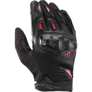 Guantes de moto IXON Rise Air 2 negro-rojo