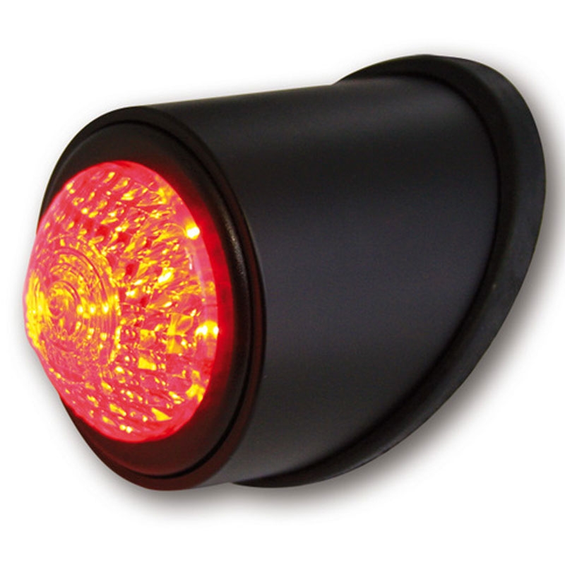 Luz trasera LED Highsider Smart OLD SCHOOL negra