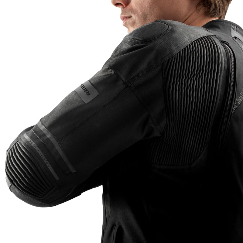 Chaqueta de moto Rebelhorn Borg II negra