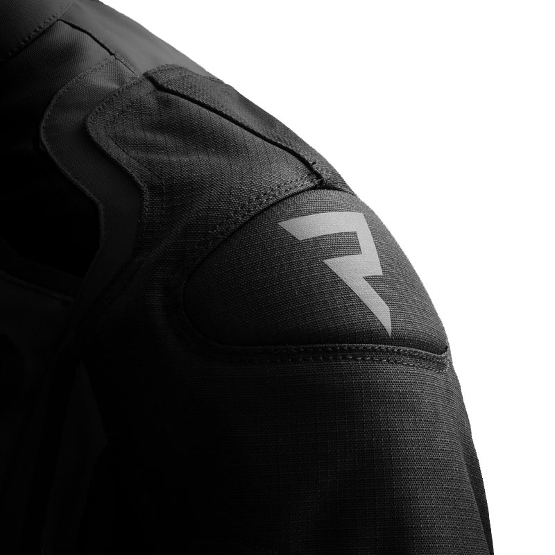 Chaqueta de moto Rebelhorn Borg II negra