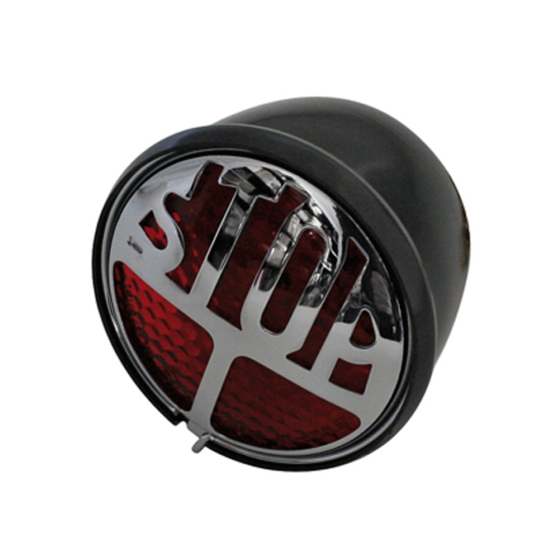Luz trasera LED inteligente Highsider negra y roja
