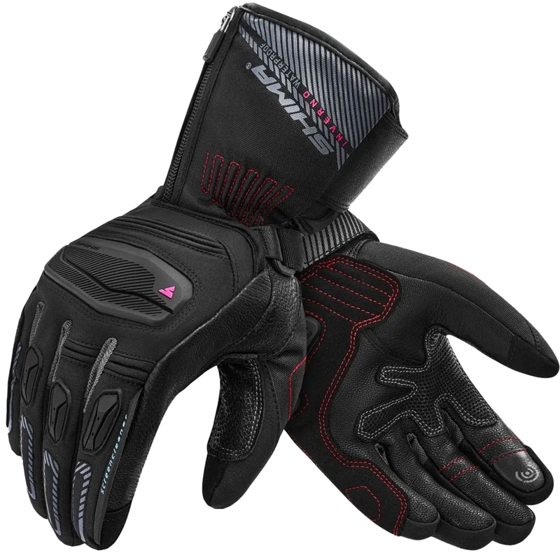 Guantes de moto para mujer Shima Inverno negros