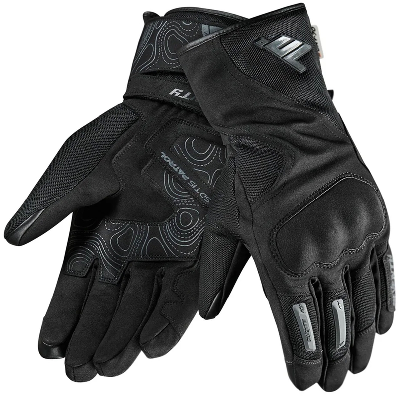 Guantes de moto patrulla Seventy Degrees SD-T15 negros