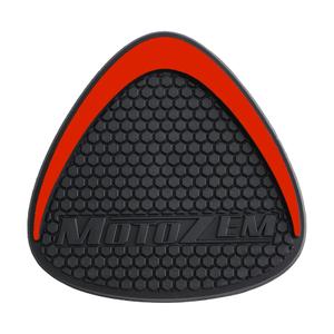 Almohadilla de caballete lateral Motozem negro-rojo