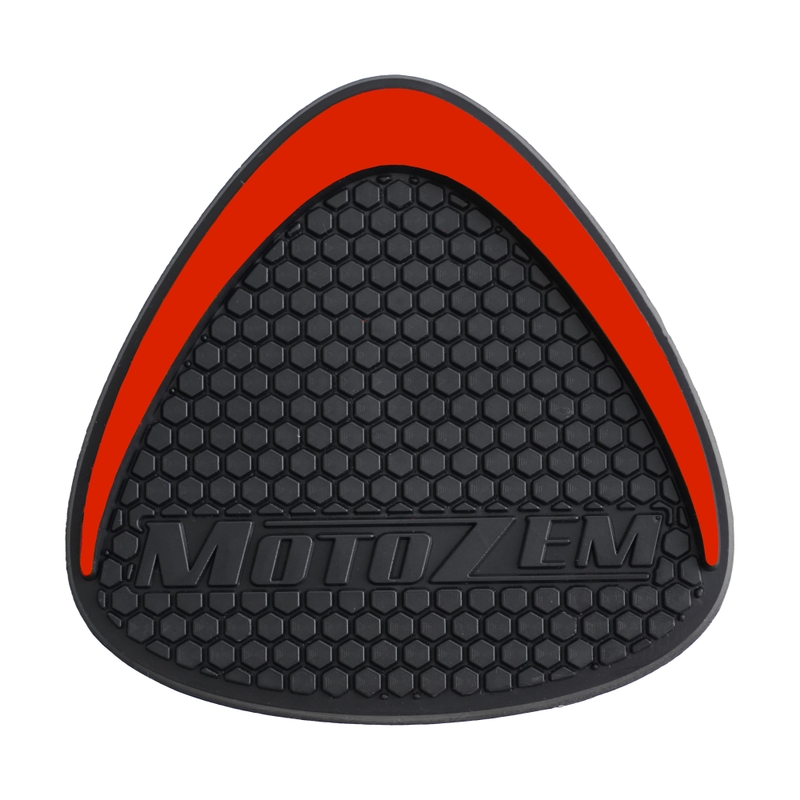 Almohadilla de caballete lateral MotoZem negro-rojo