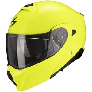 Casco modular Scorpion EXO-930 Solid amarillo fluo