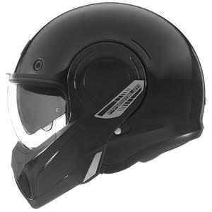 Casco de moto modular NOX PREMIUM Stratos negro mate