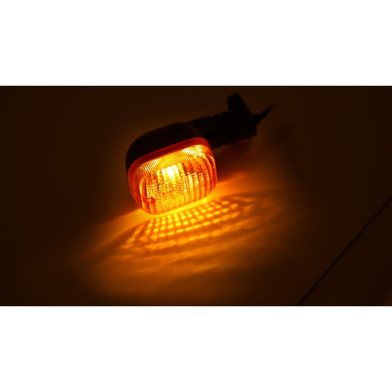 Intermitente para motocicleta Highsider Smart Duc Style negro-naranja